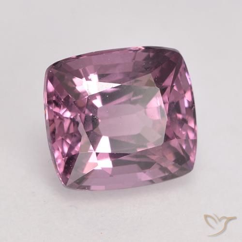 1.73 ct Purple Spinel Stone, Natural Spinel in Cushion-Cut Shape for Sale