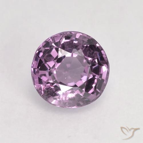 0.59 ct Purple Spinel Gemstone, Spinel Gem in Round Facet Shape for Sale.