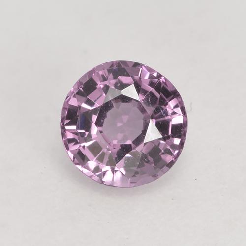 0,56 ct runder lila Spinell aus Tansania, Größe 5,1mm, natürlicher Edelstein, VVS-VS Reinheit, 1 Stück runder Spinell, Mohs-Härte von 8 Geeignet für den täglichen Gebrauch im Schmuck , Photo A