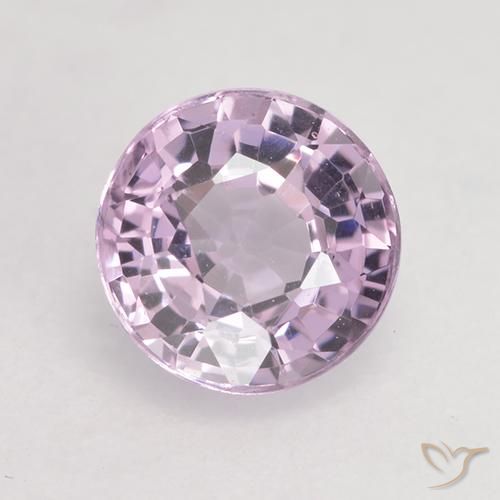 0.64ct Natural Very Light Purple Spinel, Round, VVS-VS