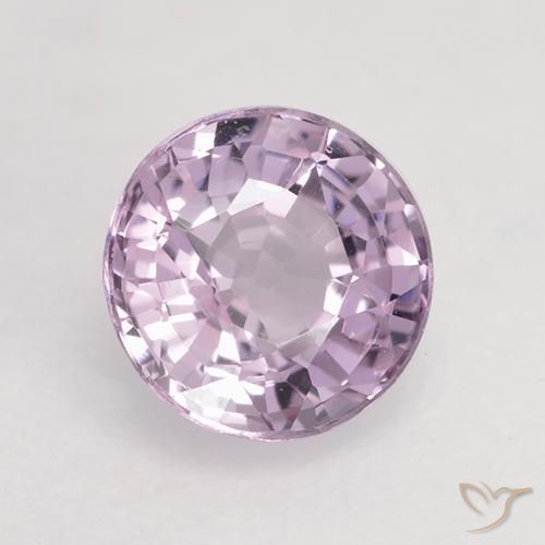 0.64 ct Purple Spinel Stone, Natural Spinel in Round Facet Shape for Sale