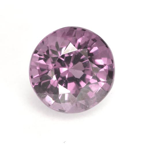 5mm Round Facet Purple Spinel from Tanzania, Weight of 0.64ct, Natural untreated Gemstone in VS Clarity, 1pc Spinel - Color: Deep Mauve Tone, Mohs Hardness of 8 suitable for daily wear jewelry, Photo A