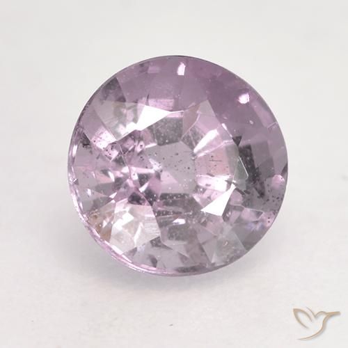 0.60 ct Purple Spinel Stone, Natural Spinel in Round Facet Shape for Sale
