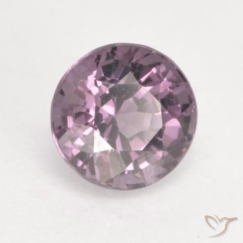 0.65 ct Purple Spinel Stone, Natural Spinel in Round Facet Shape for Sale
