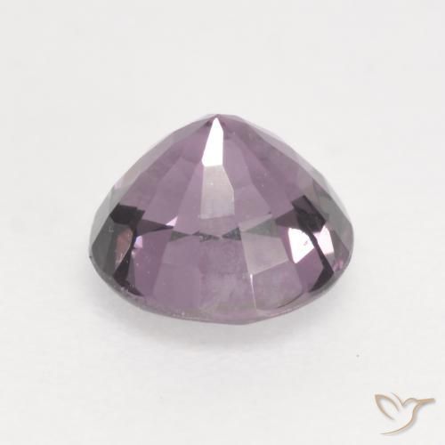 Spinel Gemstone in 5 mm (calibrated) Size for Sale, Spinel Stone in Deep Mauve Tone Color