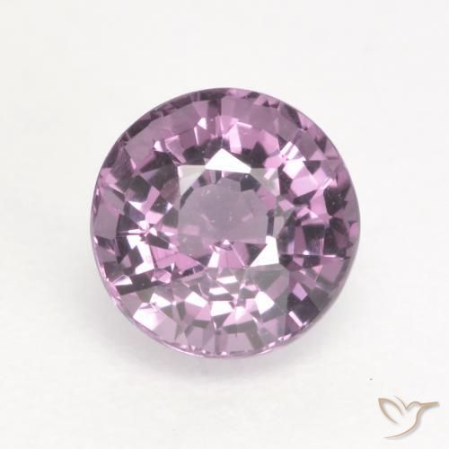Medium-Dark Purple Spinel Gem - 0.6ct Round Facet (ID: 533355)
