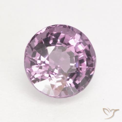 0.63 ct Purple Spinel Stone, Natural Spinel in Round Facet Shape for Sale
