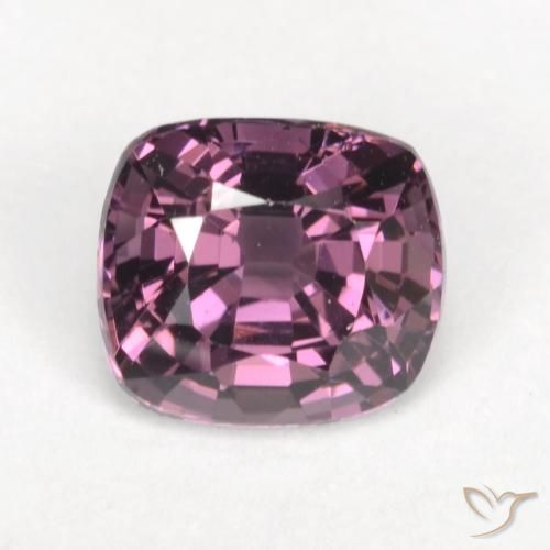 1.42ct Natural Medium-Dark Purple Spinel, Cushion, VVS-VS