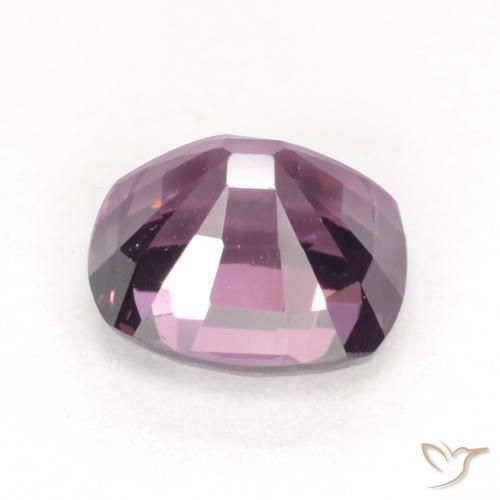 Spinel Gemstone in 6.7 x 5.9 mm Size for Sale, Spinel Stone in Medium-Dark Purple Color