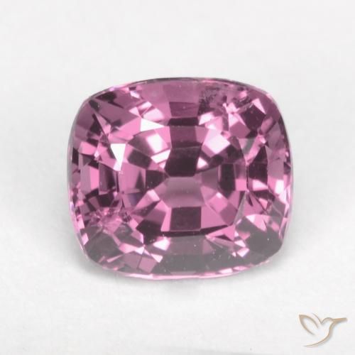 1.42ct Natural Reddish Purple Spinel, Cushion, VVS-VS
