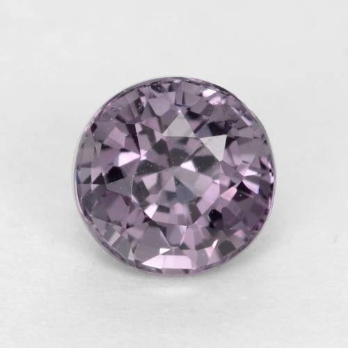 Grey Purple Spinel Gem - 0.7ct Round Facet (ID: 540186)