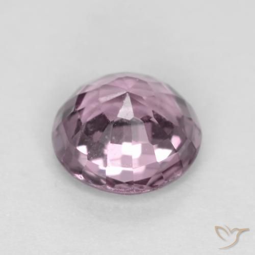 Spinel Gemstone in 5 mm (calibrated) Size for Sale, Spinel Stone in Very Light Pinkish Purple Color