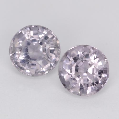 Very Light Violet Spinel Gem - 0.6ct Round Facet (ID: 540204)