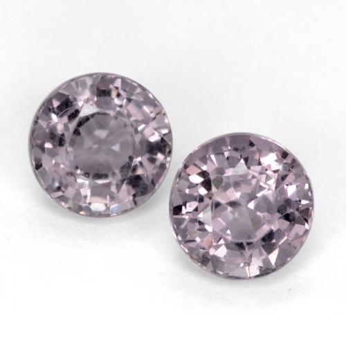 Violeta claro Espinela Gema - 0.6ct Faceta Redonda (ID: 540924)