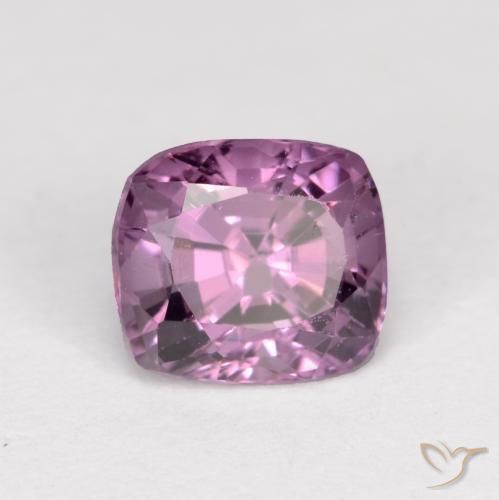 0.87ct Natural Medium Purple Spinel, Cushion, VS-SI