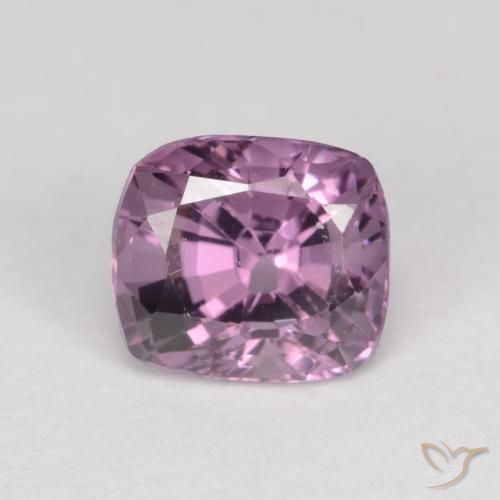 0.87 ct Purple Spinel Stone, Natural Spinel in Cushion-Cut Shape for Sale