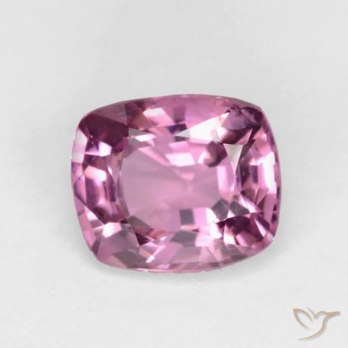 Deep Lavender Spinel Gem - 1ct Cushion-Cut (ID: 546198)