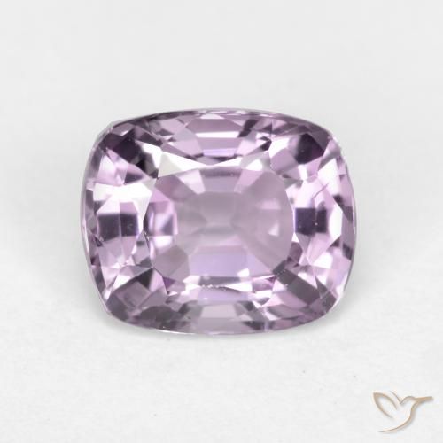 1.33 ct Violet Spinel, 7 x 5.7 mm Cushion Cut From Tanzania, Photo A