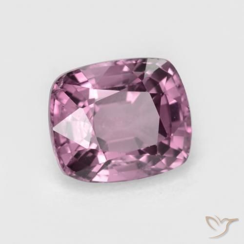 1.24 ct Purple Spinel Stone, Natural Spinel in Cushion-Cut Shape for Sale