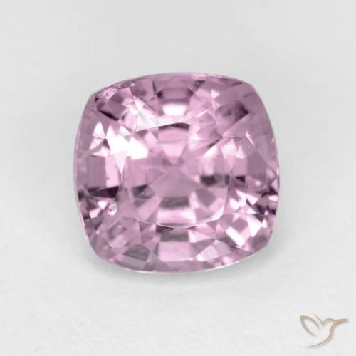 1,3 ct lila Spinell, 6,3 x 6,2 mm Kissenschliff aus Tansania, Photo A