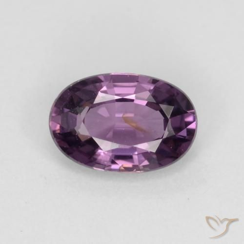0.55ct Natural Deep Violet Spinel, Oval, VS-SI