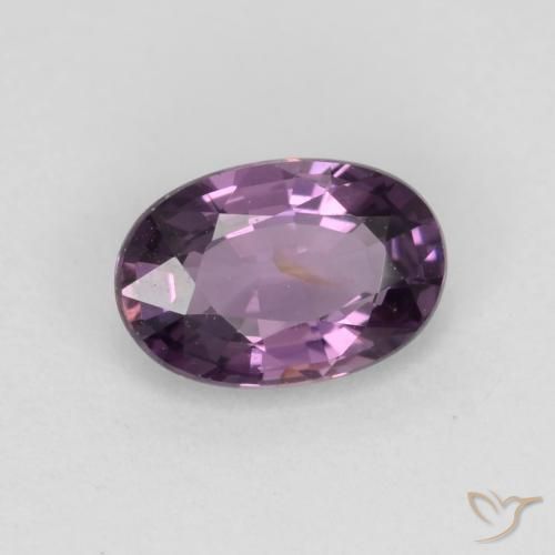0.55 ct Violet Spinel Stone, Natural Spinel in Oval Facet Shape for Sale