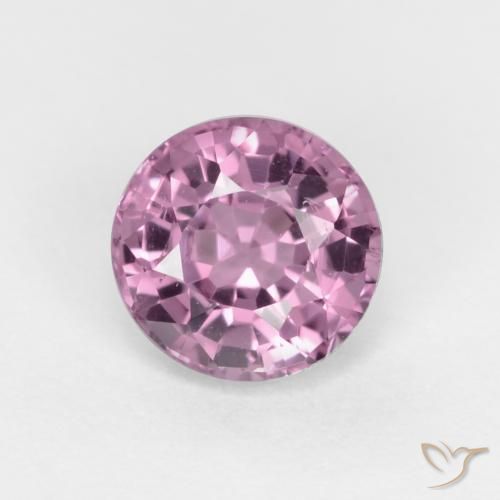 0.57ct Natural Medium Purple Spinel, Round, VS