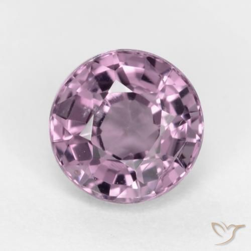 Spinelle Tour en damier des États-Unis 0,64 ct, dimension 5,1mm, pureté VS, pierre gemme naturelle Non traité, 1 pièce Spinelle de couleur Pourpre raisin, dureté Mohs de 8 convient aux bijoux de tous les jours, pierre de sagesse, Photo A