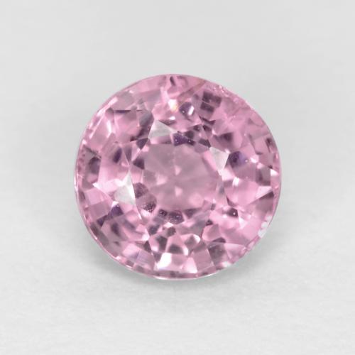 0.58ct Round Very Light Pink Spinel from Tanzania, Dimension 5mm, Natural untreated Gemstone, VS Clarity, 1pc Round Facet Spinel, Mohs Hardness of 8 suitable for daily wear jewelry, Photo A