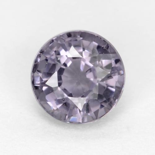 Purple Grey Spinel Gem - 0.7ct Round Facet (ID: 550570)
