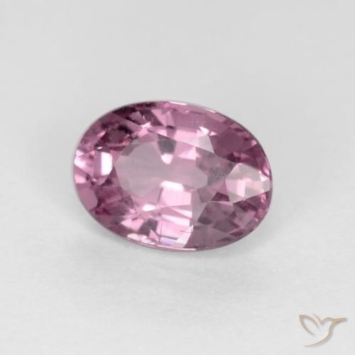 0.59 ct Purple Spinel Stone, Natural Spinel in Oval Facet Shape for Sale