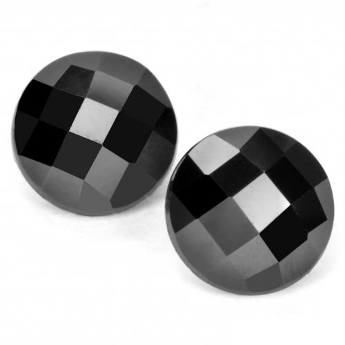 Schorl Spinel Gem - 3.3ct Round Rose-Cut (ID: 553596)