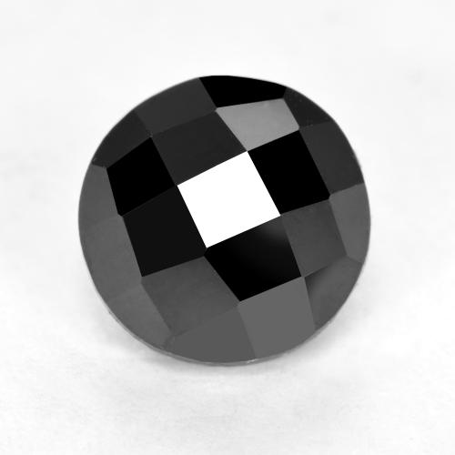 Schorl Шпинель Камень - 3.4ct Круглая Огранка Роза (ID: 554416)