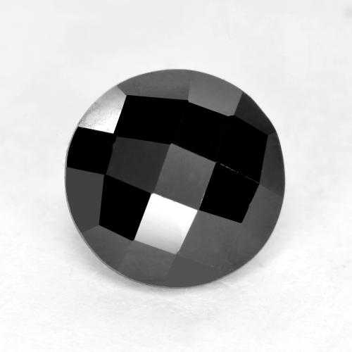 Черный Шпинель Камень - 2.6ct Круглая Огранка Роза (ID: 554424)