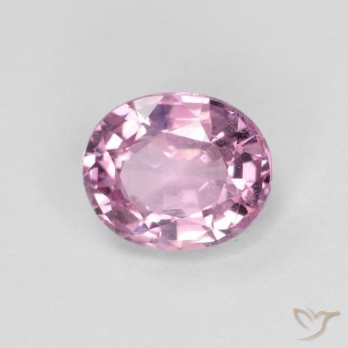 0.62 ct Purple Spinel Stone, Natural Spinel in Oval Facet Shape for Sale