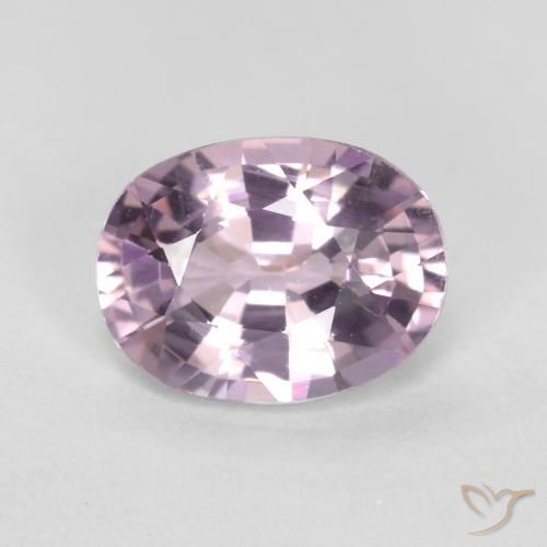 1,11 ct violetter Spinell, 7,4 x 5,6 mm Ovalschliff aus Tansania, Photo A