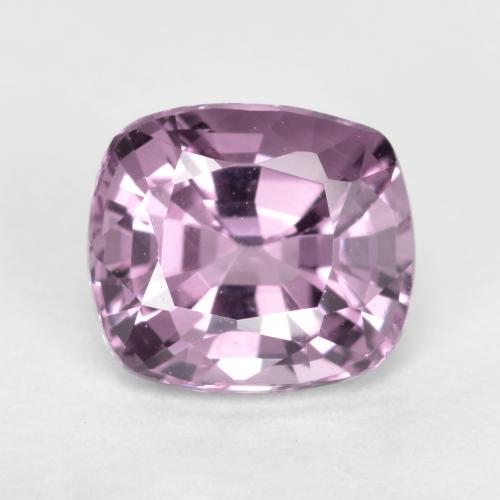 1.27ct Cushion-cut Pink Spinel from Tanzania, Dimension 6.6 x 5.8mm, Natural untreated Gemstone, VVS-VS Clarity, 1 piece Spinel in Lavender Pink Color, Mohs Hardness of 8 suitable for daily wear jewelry, Photo A