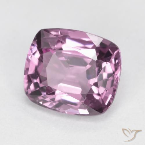 1.21 ct Purple Spinel Stone, Natural Spinel in Cushion-Cut Shape for Sale
