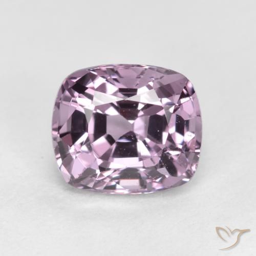 1.45ct Natural Light Pinkish Purple Spinel, Cushion, VS