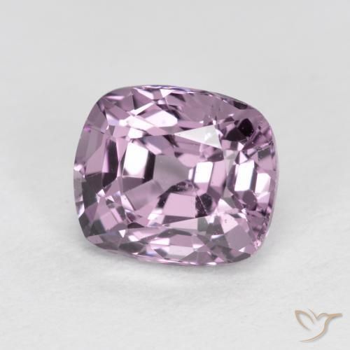 1.45 ct Purple Spinel Stone, Natural Spinel in Cushion-Cut Shape for Sale