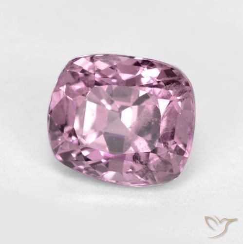 1.35 ct Purple Spinel Stone, Natural Spinel in Cushion-Cut Shape for Sale