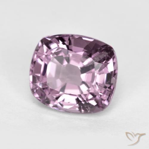 1.30 ct Purple Spinel Stone, Natural Spinel in Cushion-Cut Shape for Sale