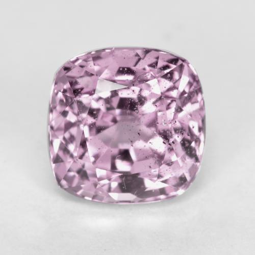 1.59ct Cushion-cut Pink Spinel from Tanzania, Dimension 6.2 x 6.2mm, Natural untreated Gemstone, VS Clarity, 1 piece Spinel in Cherry Pink Tone Color, Mohs Hardness of 8 suitable for daily wear jewelry, Photo A