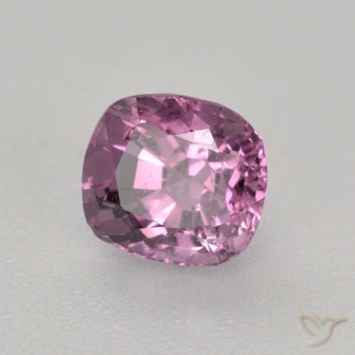 0.99 ct Purple Spinel Stone, Natural Spinel in Cushion-Cut Shape for Sale