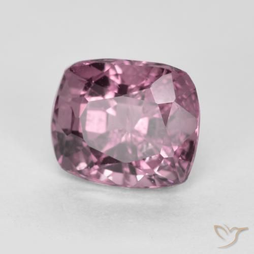 0.81 ct Purple Spinel Stone, Natural Spinel in Cushion-Cut Shape for Sale
