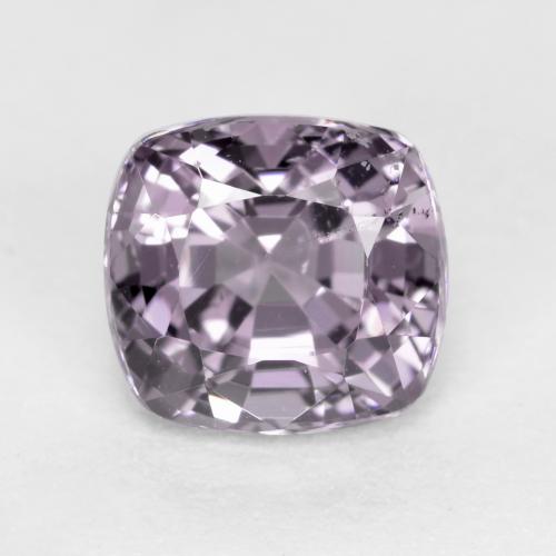 Gris pourpre Spinelle gemme - 1.3ct Coussin-coupe (ID: 558625)