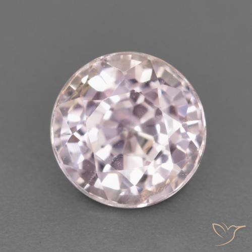 0.75ct Natural Very Light Pink Spinel, Round, VS-SI