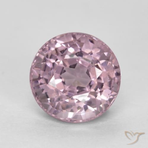 0.75 ct Purple Spinel, 5.1 mm Round Cut From Tanzania, Photo A