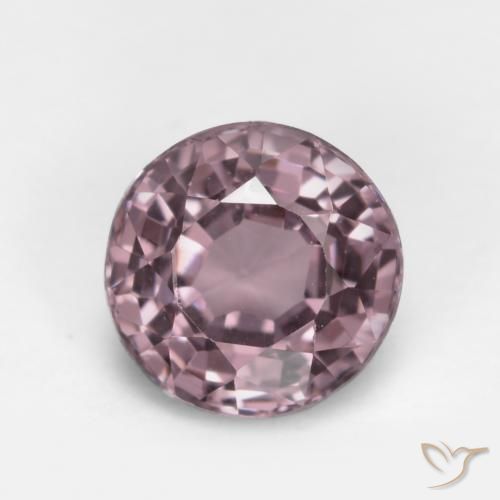 0.61ct Natural Pinkish Purple Spinel, Round, VS, Photo A
