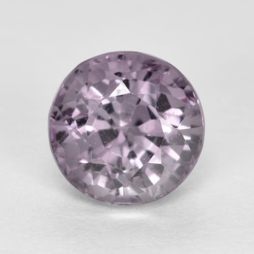 Rosado púrpura pálido Espinela Gema - 0.8ct Faceta Redonda (ID: 561392)